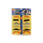 12 False mustaches black adhesive for prom dress feast beard mustache (Toy)