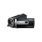 HDRPJ200 Sony Memory Camcorders Flash with built-in projector port SD / Memory Stick Full HD 5.3 Megapixel 25x Optical Zoom Black (Electronics)