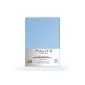 Eterea Comfort Jersey Fitted Sheets fitted sheet Azure Light Blue 90x200 - 100x200 cm