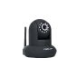 Foscam FI9831W HD IP Camera Pan / Tilt Surveillance Camera with Audio (1.3 megapixel, wireless, 1280 x 960 pixel) Black (Accessories)