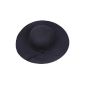 Y-BOA 1pc Retro Hat Sunbonnet Wool classic Folding Large Vogue Collocation Autumn Winter Woman (Black) (Clothing)