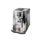 DeLonghi ESAM 5500 One Touch fully automatic coffee machine Pronto Cappuccion function (1.7 l, 15 bar, milk container) silver metallic (household goods)