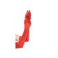 Leg Avenue Gloves Extra Long Satin Red One size (Clothing)