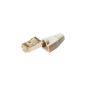 LogiLink modular plugs, CAT 5e (RJ45), shielded, with bend protection ...