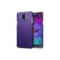 Terrapin Rubberized Hardskin Case for Samsung Galaxy Note 4 Case Purple (Electronics)