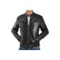 Eagle Square - Jacket - Black Biker Leather - Black (Clothing)