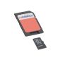 Good Micro SD for nen good price and the adapter also funktionier
