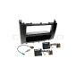 DIN radio installation kit complete set Mercedes C-Class W203 model from 04 black (Electronics)