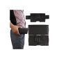 xhorizon TM Portfolio Case Cover Prochette to kidney belt bumper business flip cover bag pocket phone case crate leather belt flip smartphone Sony Xperia Z2 (Wireless Phone Accessory)