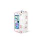 iphone 5s shell akna glamor series, flexible TPU, soft back protection Case for iPhone 5 5S [English flowers] (Electronics)