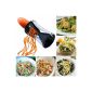 Spiral Vegetable Slicer AGPtek-Julienne Carrot Cup Twister Inox