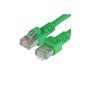 BIGtec 5m CAT.5e Ethernet LAN Patch Cable Gigabit network cable patch cable green (RJ45, Cat 5e, shielded FTP Foiled Twisted Pair, 1000 Mbit / s) 2 x RJ45 connectors ideal for switch, DSL connections, patch panels, patch panels, routers, modems, Access Point and other devices with RJ45 connection, cable CAT CAT CAT 5e cable CAT5 shielded patch cable F / UTP (Electronics)