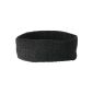 MB 42 terry headband;  Black (Sports Apparel)