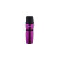 0.5L stainless steel thermos jug Bergner thermos BG-7522 in 4 colors (Purple) (household goods)