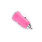 Rose Mini universal car charger cigarette lighter USB Cigarette USB Adapter for iPhone 5 4 4S 3GS iPod HTC (Electronics)