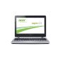Acer Aspire E3-112-C4LF 29.5 cm (11.6 inches) notebook (Intel Dual Core processor N2840, 2,58GHz, 2GB RAM, 500GB HDD, Win 8.1) silver (Personal Computers)