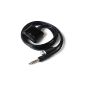 Originally Phone Star audio adapter with cable - Cable length about 15cm - docking station including audio transmission!  - New Age connection- connection suitable for iPhone 5, 5s, 5c, iPod Touch 5G black (Electronics)