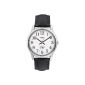 Timex -T20501D7 - Heritage Easy Reader - Analogue Quartz Watch - Men - Black Leather Strap (Watch)