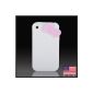 Flexa of CellXpressionsTM Hello Kitty White Silicone Case with loop (3 loops included) for Apple iPhone 3G & 3GS (Wireless Phone Accessory)