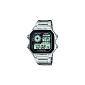 Casio Men's Watch XL Casio Collection Digital Quartz Stainless AE 1200WHD-1AVEF (clock)