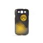 BVB Borussia Dortmund Samsung Galaxy S3 SIII i9300 protective sleeve shell casing Plastic Hard Case with yellow dots Black (Electronics)