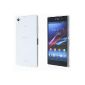Vandot Accessories Set Ultra Slim Thin Thin Gel Soft Clear Silicone Skin Phone Case for smartphone Sony Xperia Z1 L39h Hard Case Back Cover Case Shell Protection Bumper shell Silicone- White - Clear Transparent crystal clear - Stylish Designer Cases of high quality soft TPU