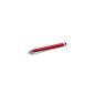 Pen for Touchscreen, Mobile Phone, Tablet and Pen Touch Stylus for iPhone, Samsung Galaxy, iPad, iPod Rouge