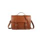 Ecosusi Great synthetic leather briefcase office bag
