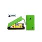 Cadorabo ®!  Nokia Lumia 520 Protective PU Leather Case Flip Case Green (Electronics)