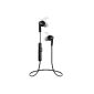 New In-ear Wireless Bluetooth 4.1 Stereo Headset, Waterproof headphones, Sport Earphones for iPhone 6, 6 Plus, 5 5c 5s 4s, HTC, LG, Motorola, Samsung Galaxy S5 S4 S3 Note 3 and other Android phones (Black) (Electronics)