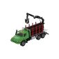 Siku - 2714 - Vehicle Miniature - Scale Model AT - Truck Transport Wood - Metal - 1/50 Scale (Toy)