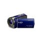 HDRCX130EL Sony Full HD Camcorder Memory Card 3 Megapixel Optical Zoom 30x Blue (Electronics)