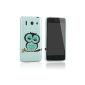 tinxi® Design Silicone Protective Case for Huawei Ascend G510 shell back shell protective sleeve Silicone Case with sweet owl Owl Pattern in Light Green (Electronics)