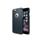 Spigen Case for iPhone 6 [THIN FIT A] Case - Case for iPhone 6, Cover in black blue [Metal Slate - SGP10941] (optional)