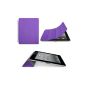 Time2 Smart Case Magnetic Cover for Apple iPad 2 Purple