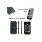 Perfectly fitting Silicone Case for Samsung Galaxy i9000 in Bubble Dark (Electronics)