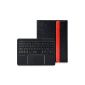 Sharon LEICKE | with QWERTY Keyboard Protective Case for Samsung Galaxy Tab 10.5 with S and integrated Multitouch Touchpad | BLUETOOTH KEYBOARD AZERTY (French) * INTEGRATED (Electronics)