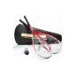 Victor 2xSquashschläger Carbon Squashset Red Jet XT-A including squash ball Squash & Bag (Misc.)
