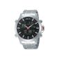 Lorus - RW601AX9 - Men's Watch - Quartz Analog - Digital - Alarm / Stopwatch / Needles / Lighting - Stainless Steel Bracelet Silver (Watch)