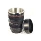 Coffee cup mug shaped camera lens EF 24-105mm stainless steel cover DC140 + (Camera Photos)
