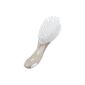 NUK 10256370 Baby brush for gentle hair care, soft nylon bristles, washable at 60 degrees for optimum hygiene, 1 piece, light gray (Baby Product)