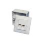 LogiLink network -and- In flush-mounted socket, CAT6, 2x RJ45 fully shielded (Accessories)