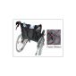 Wheelchair mains string bag with lining, color: burgundy (Personal Care)