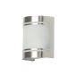 Ranex 5000.298 Stainless steel wall lamp, outdoor lamp (garden products)