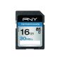 PNY SDHC Performance - 30MB / s Memory Card 16GB Class 10 (Personal Computers)