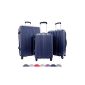 Set of 3 suitcases - ALISTAIR Airo - ABS Ultra Light - 4 wheels - 2 years warranty