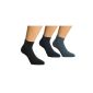 VITASOX ladies short socks uni 6 or 12 pack in 5 colors (Textiles)