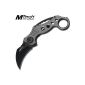 MTech usa - Pocket knife Karambit / Grey - Stainless 440 - matte black - Belt Clip - MT529GY (Sport)