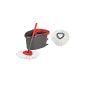 Vileda 133649 EasyWring & Clean wiper system - set consisting of a high-quality microfibre mop with telescopic handle and rotating bucket Power spin - known from TV (household goods)