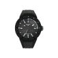 Hector H - 665366 - Men Watch - Quartz Analog - Black Dial - Black Plastic Strap (Watch)